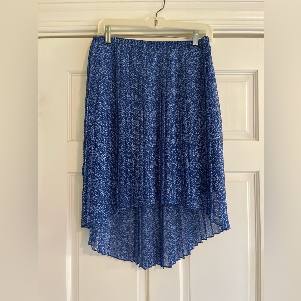 Michael Kors Polka Dotted High Low Skirt